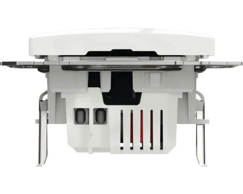 Vizualizare detaliată a unui comutator pentru instalații electrice