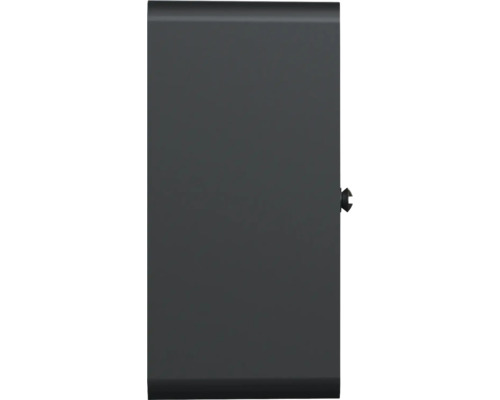 Vedere laterală a unei cutii de rulou