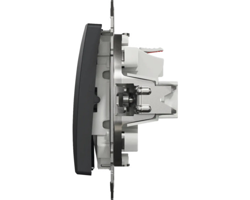 Vizualizare laterală a unui comutator pentru instalații electrice