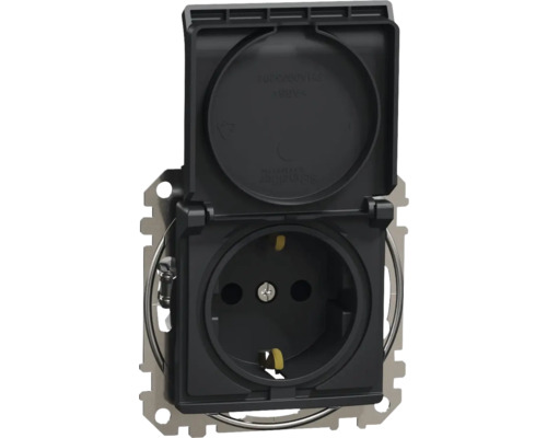 Priză cu capac rabatabil