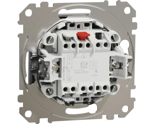 Vizualizare detaliată a unei inserții de comutator cu borne cu șurub