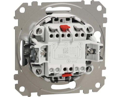 Detaliu al unui întrerupător pentru un comutator cu două căi