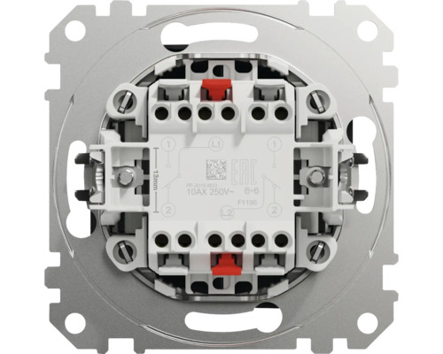 Partea din spate a unui întrerupător cu conectori