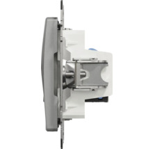 Priză date RJ45 dublă Schneider Sedna Design CAT6, aluminiu