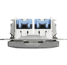 Priză date RJ45 dublă Schneider Sedna Design CAT6, aluminiu
