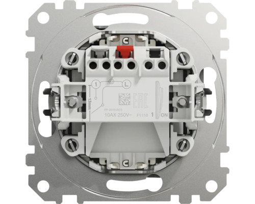 Vedere din spate a unui întrerupător cu borne cu șurub