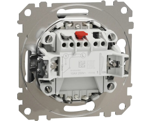 Imagine detaliată cu inserție de întrerupător de lumină cu întrerupător roșu