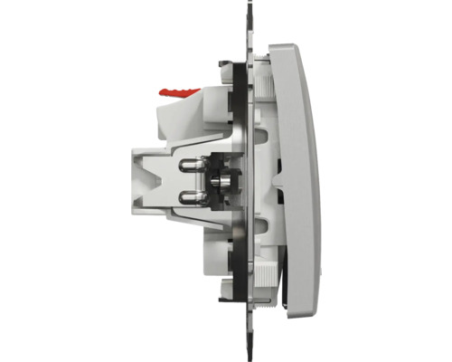 Vedere laterală a unui întrerupător de serie încastrat