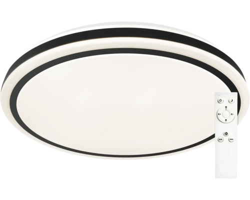 Plafonieră cu LED integrat Onyx KS RS 36W 3600 lumeni, lumină albă 3000-6500K, incl. telecomandă, alb/negru