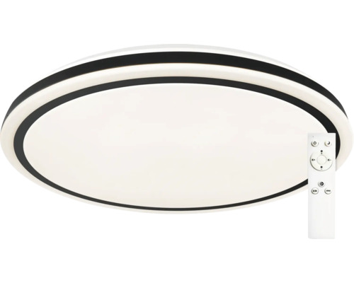 Plafonieră cu LED integrat Onyx KM RC 51W 5100 lumeni, lumină albă 3000-6500K, incl. telecomandă, alb/negru Plafonieră cu LED integrat Onyx KM RC 51W 5100 lumeni, lumină albă 3000-6500K, incl. telecomandă, alb/negru