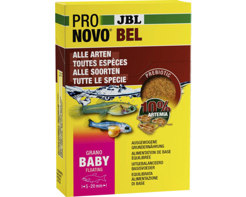 Hrană pești acvariu JBL ProNovo Bel Grano Baby 3x10 ml