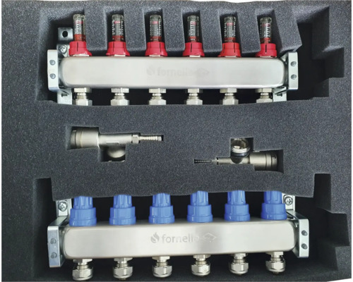 Set distribuitor încălzire prin pardoseală Fornello în spumă