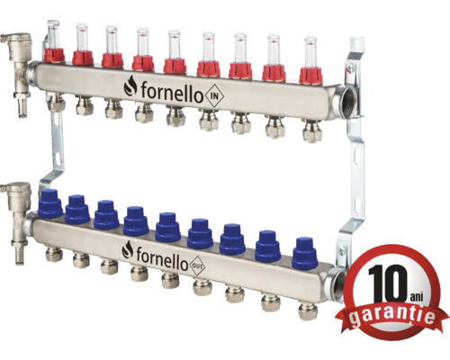 Distribuitor încălzire prin pardoseală cu garanție de zece ani