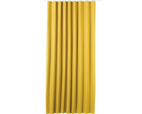 Draperie cu rejansă Hugo galben 140x245 cm