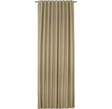 Cortină bej pentru decorarea ferestrelor