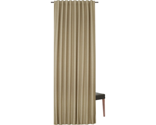 Cortină din material textil cu suspensie cu bandă de încrețire