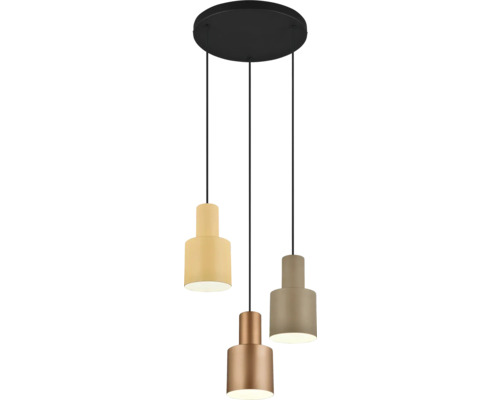Lustră Trio Agudo E27 max. 3x40W, mocha mousse buc