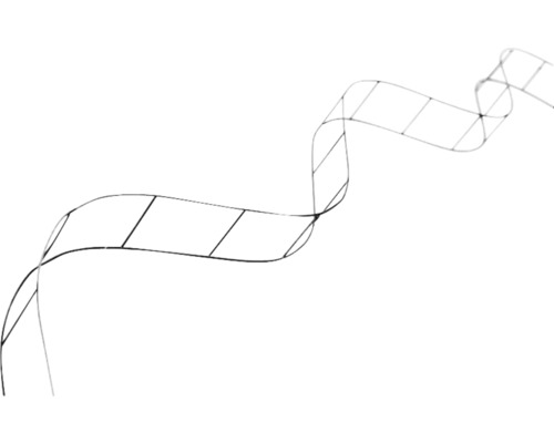 Bandă metalică ondulată cu decupaje dreptunghiulare