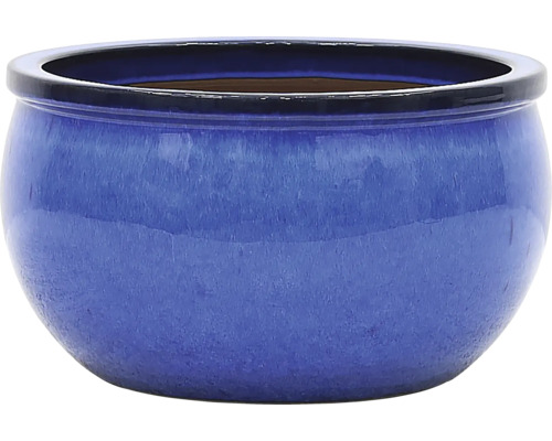 Ghiveci Lafiora Bavaria Ø 46 cm H 26 cm ceramică albastru