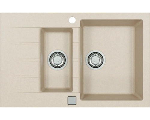 Chiuvetă cu două cuve din piatră