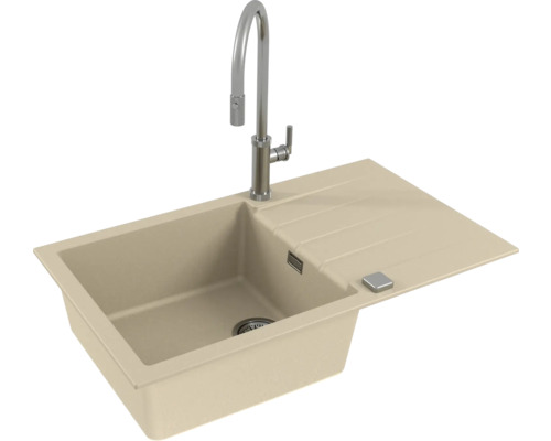 Chiuvetă cu picurător și robinet