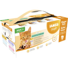 Iams Delights Adult 1+ Land & Sea Collection hrană pentru pisici, pachet multiplu