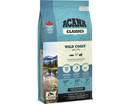 Hrană uscată pentru câini ACANA Classics Wild Coast cu hering și somon fără gluten 14,5 kg Hrană uscată pentru câini ACANA Classics Wild Coast cu hering și somon fără gluten 14,5 kg