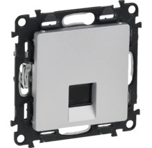 Priză date RJ45 simplă Legrand Valena Life CAT6, nuanța aluminiu