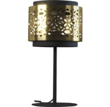 Lampă de masă cu abajur cu modele geometrice
