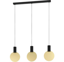 Lumină suspendată cu trei abajururi rotunde