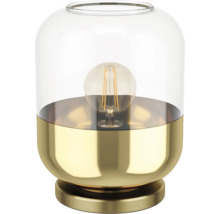 Lampă de masă cu corp de sticlă și sursă de lumină