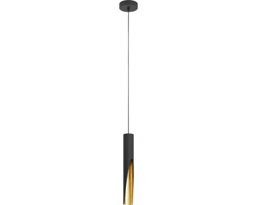 Pendul cu LED integrat Barbotto 4,5W 345 lumeni, negru/auriu