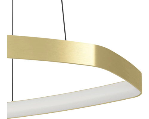 Lampa suspendată cu formă eliptică din metal