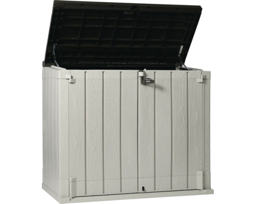 Ladă de grădină deschisă pentru depozitarea uneltelor și mobilierului de grădină