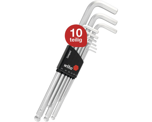 Set chei hexagonale Wiha MagicRing 1,5-10 mm, 9 piese, cromate Set chei hexagonale Wiha MagicRing 1,5-10 mm, 9 piese, cromate