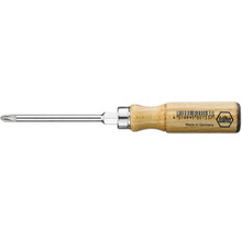 Șurubelniță cu profil Torx și mâner din lemn
