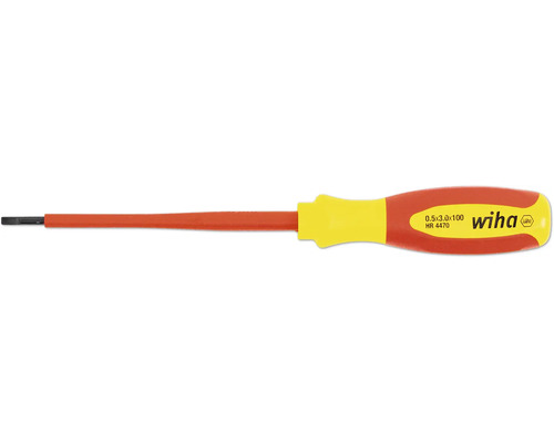 Șurubelniță electrică dreaptă Wiha 3x100 mm, testată VDE Șurubelniță electrică dreaptă Wiha 3x100 mm, testată VDE