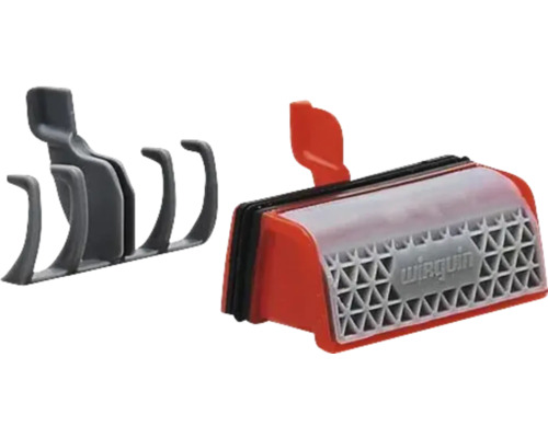 Suport de perete și racletă de geamuri în set