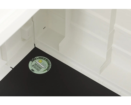 Simbol: 100% fabricat din plastic reciclat, rezistent la intemperii