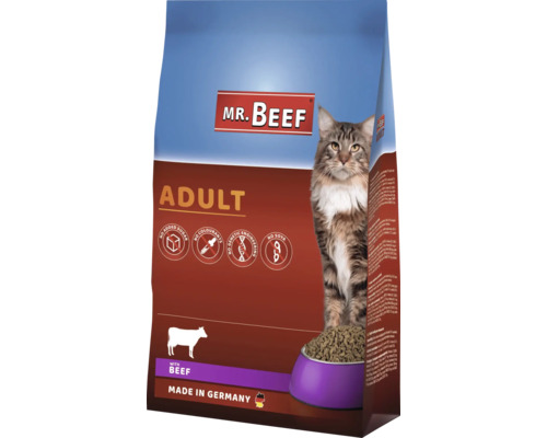 Hrană uscată pentru pisici MR. BEEF Adult cu vită 4 kg