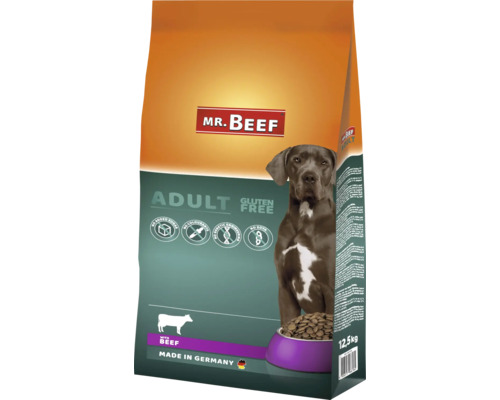 Hrană uscată pentru câini MR. BEEF Adult cu vită fără gluten 12,5 kg
