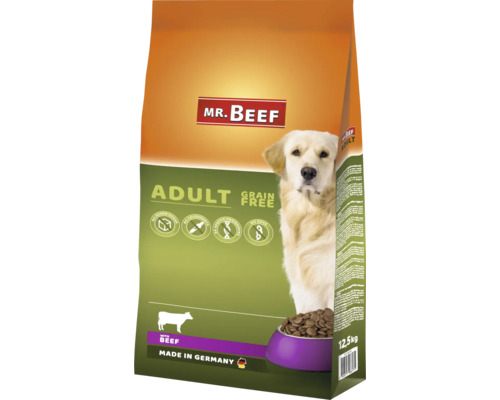 Hrană uscată pentru câini MR. BEEF Adult cu vită fără cereale 12,5 kg