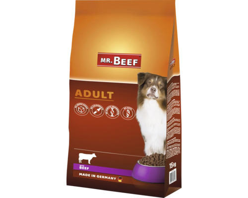 Hrană uscată pentru câini MR. BEEF BASIC Adult cu vită 15 kg