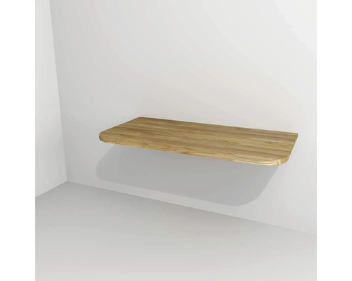 Blat pentru lavoar baie Devo Gloria 2.0, stejar, 86,3x42,3x2 cm