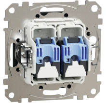 Priză date RJ45 dublă Schneider Sedna Design CAT6 UTP, antracit