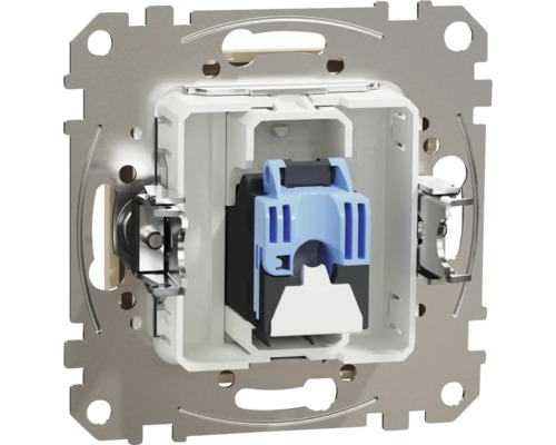 Vizualizare detaliată a unei inserții de comutator pentru instalații electrice