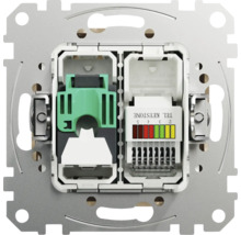Priză telefon și date RJ11 + RJ45 Schneider Sedna Design CAT5E, bej