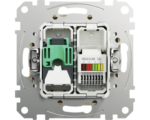 Cutie dublă de date cu module Keystone