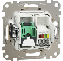 Priză telefon și date RJ11 + RJ45 Schneider Sedna Design CAT5E, bej