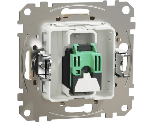 Cutie de instalare cu cadru metalic și inserție verde